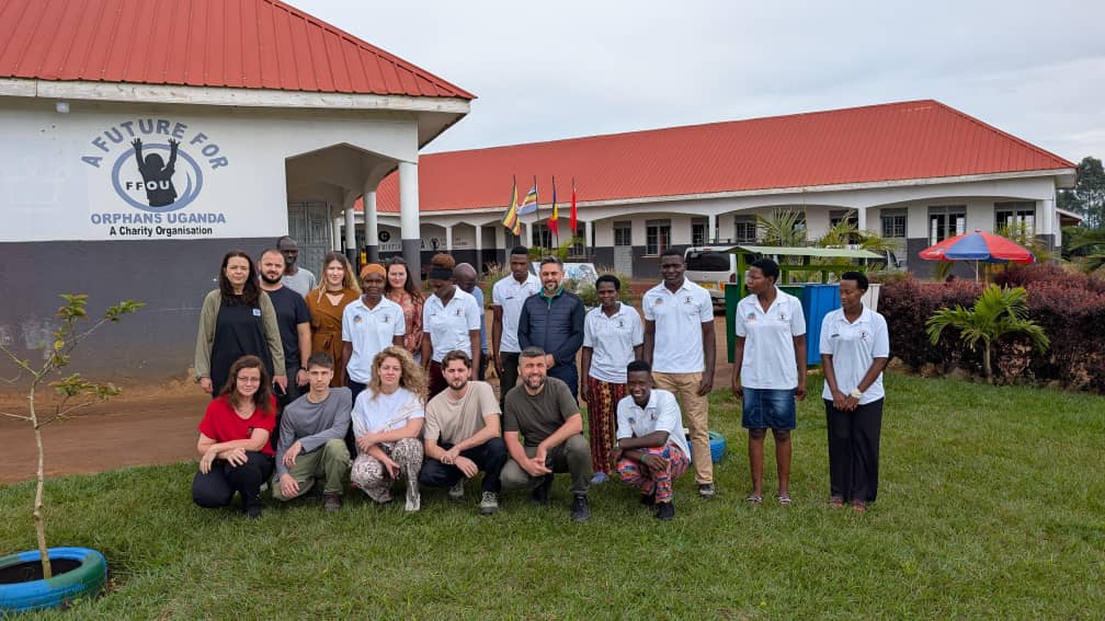 Team at Alux School campus